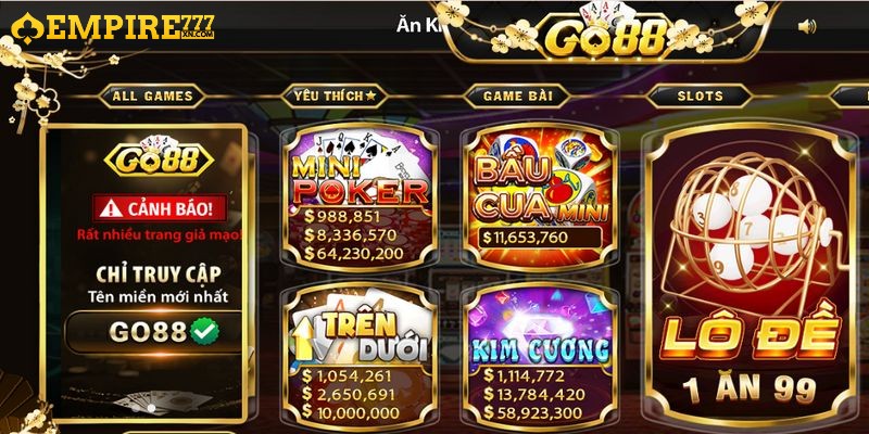 Go88 - Cổng Game Trực Tuyến Với Hệ Sinh Thái Đa Dạng 4 Kho game Go88 chất lượng với vô vàn trò chơi bắt kịp xu hướng